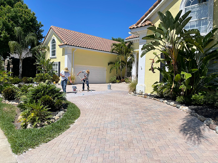 pavers sealing central florida