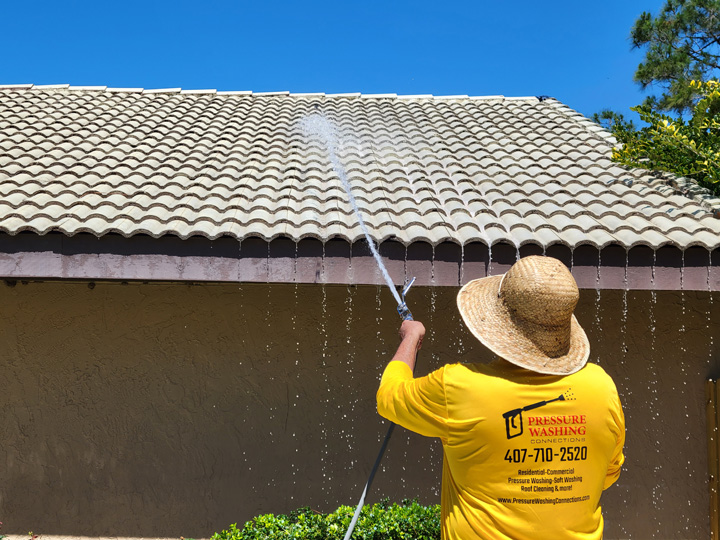 roof soft washing central florida