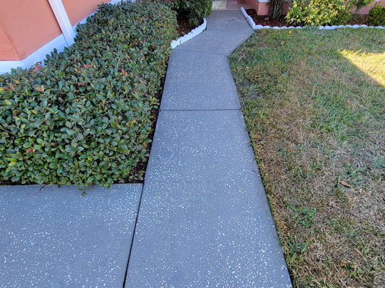 Entryway pressure washing services