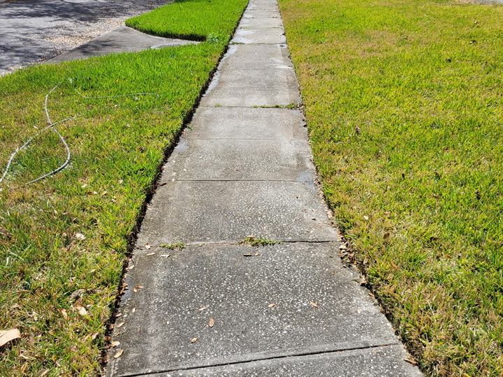 Entryway pressure washing services